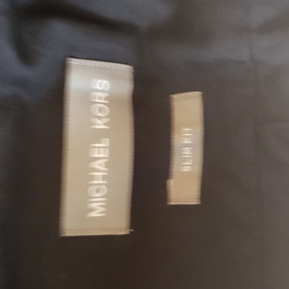 Men's Michael Kors Long Sleeve Dress Shirt Business Suit Wedding Slim Fit - Picture 3 of 8